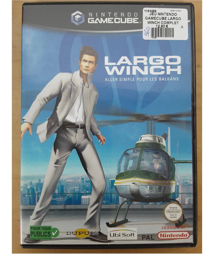 JEU NINTENDO GAMECUBE LARGO WINCH COMPLET JEU NINTENDO GAMECUBE LARGO WINCH COMPLET