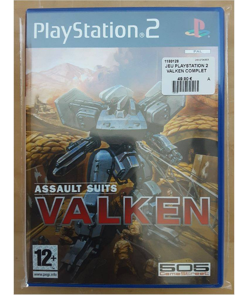 JEU PLAYSTATION 2 VALKEN COMPLET