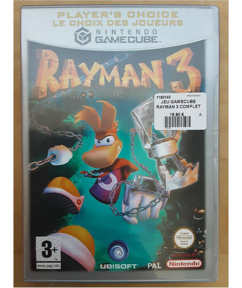 JEU GAMECUBE RAYMAN 3 COMPLET JEU GAMECUBE RAYMAN 3 COMPLET