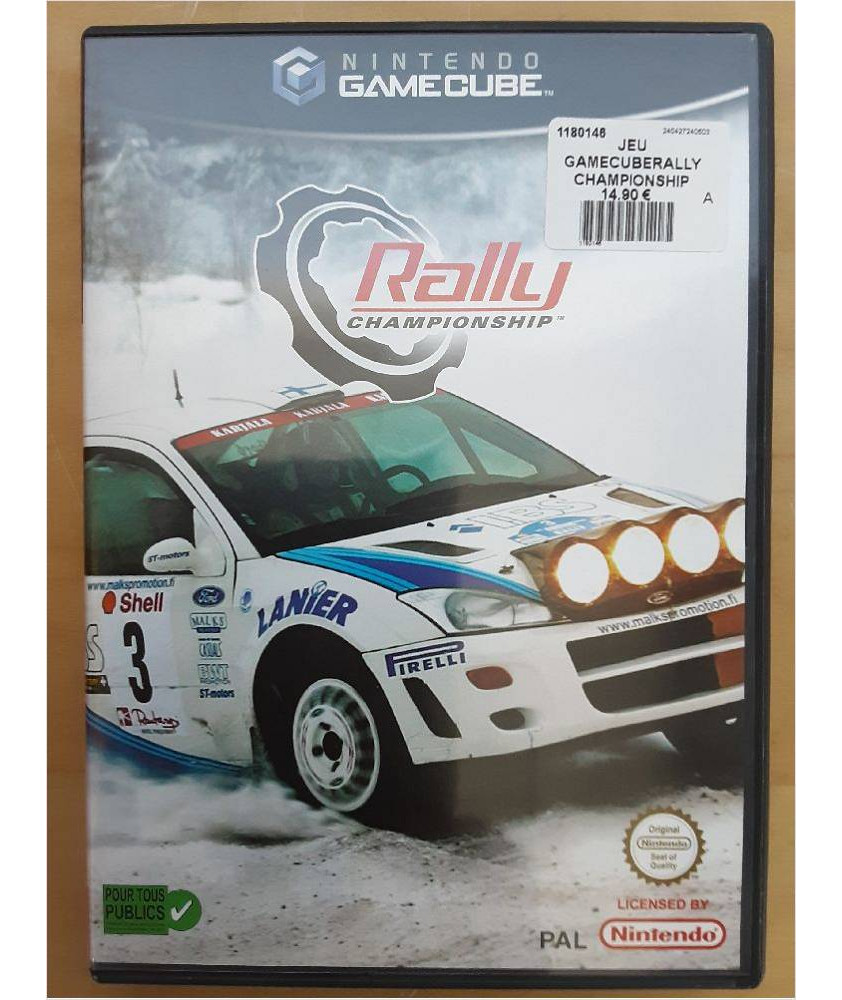 JEU GAMECUBERALLY CHAMPIONSHIP COMPLET