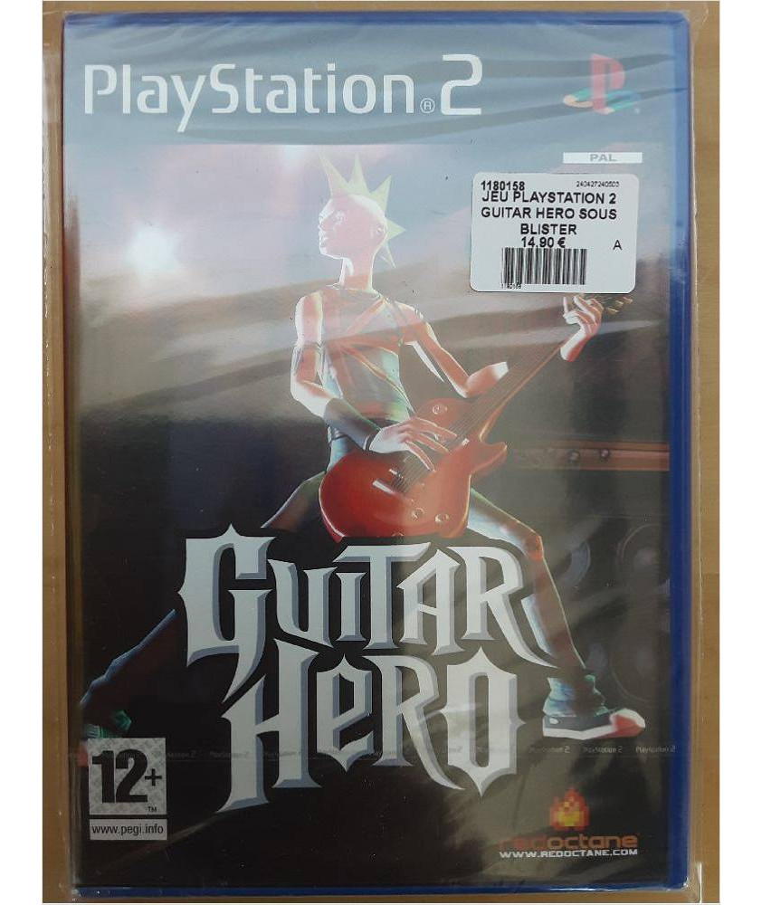 JEU PLAYSTATION 2 GUITAR HERO SOUS BLISTER 