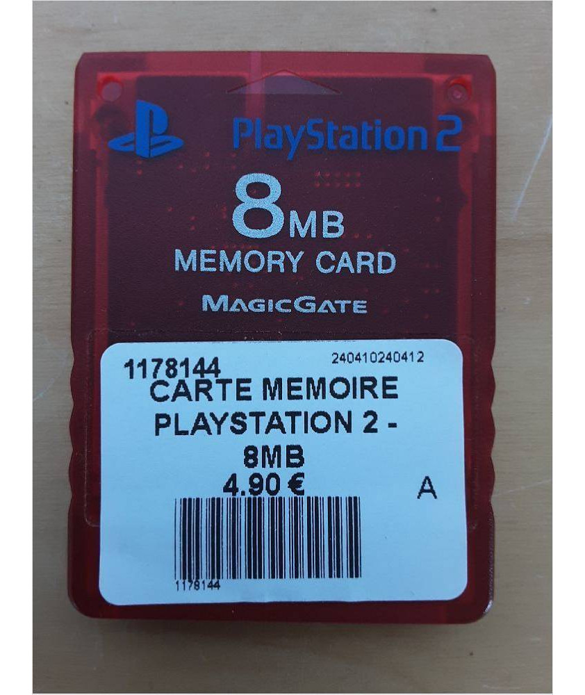 CARTE MEMOIRE PLAYSTATION 2 - 8MB