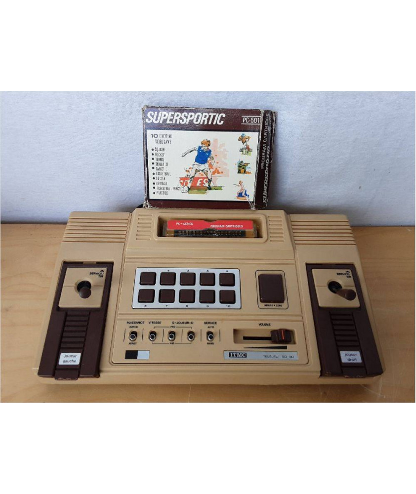 CONSOLE DE JEU ITMC SD-90 + JEU SUPERSPORTIC