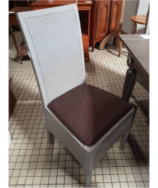 LOT 4 CHAISES CANAGE GRISE