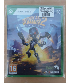 JEU XBOX SERIES X DESTROY HUMANS 2 REPROBED SOUS BLISTER