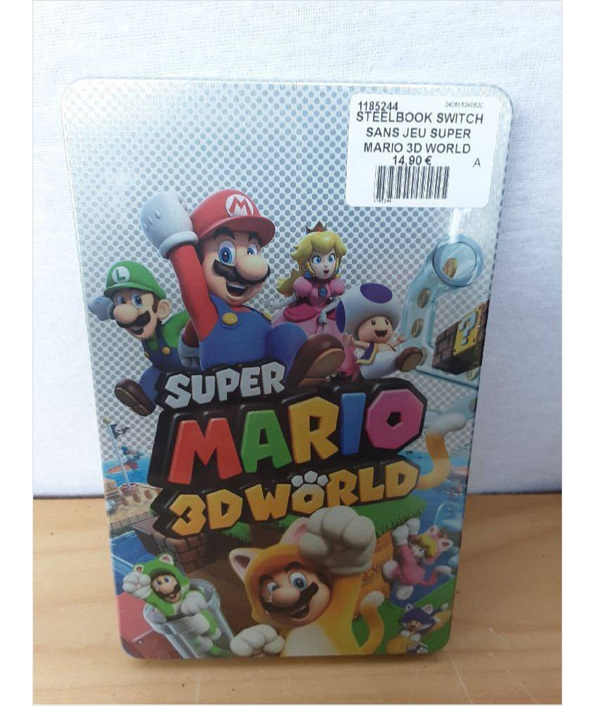 STEELBOOK SWITCH SANS JEU SUPER MARIO 3D WORLD STEELBOOK SWITCH SANS JEU SUPER MARIO 3D WORLD