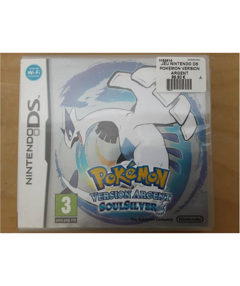 JEU NINTENDO DS POKEMON VERSION ARGENT SOULSILVER COMPLET JEU NINTENDO DS POKEMON VERSION ARGENT SOULSILVER COMPLET