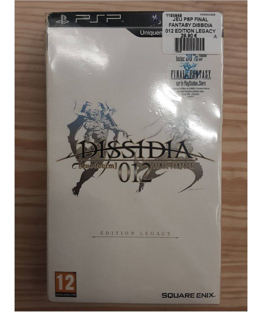 JEU PSP FINAL FANTASY DISSIDIA 012 EDITION LEGACY COMPLET JEU PSP FINAL FANTASY DISSIDIA 012 EDITION LEGACY COMPLET