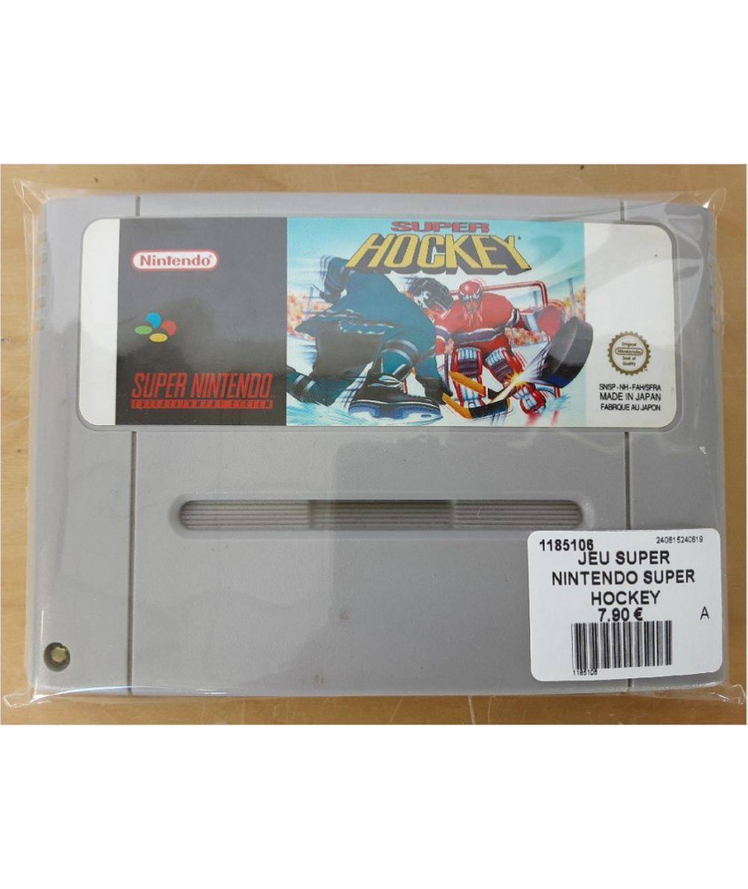 JEU SUPER NINTENDO SUPER HOCKEY JEU SUPER NINTENDO SUPER HOCKEY