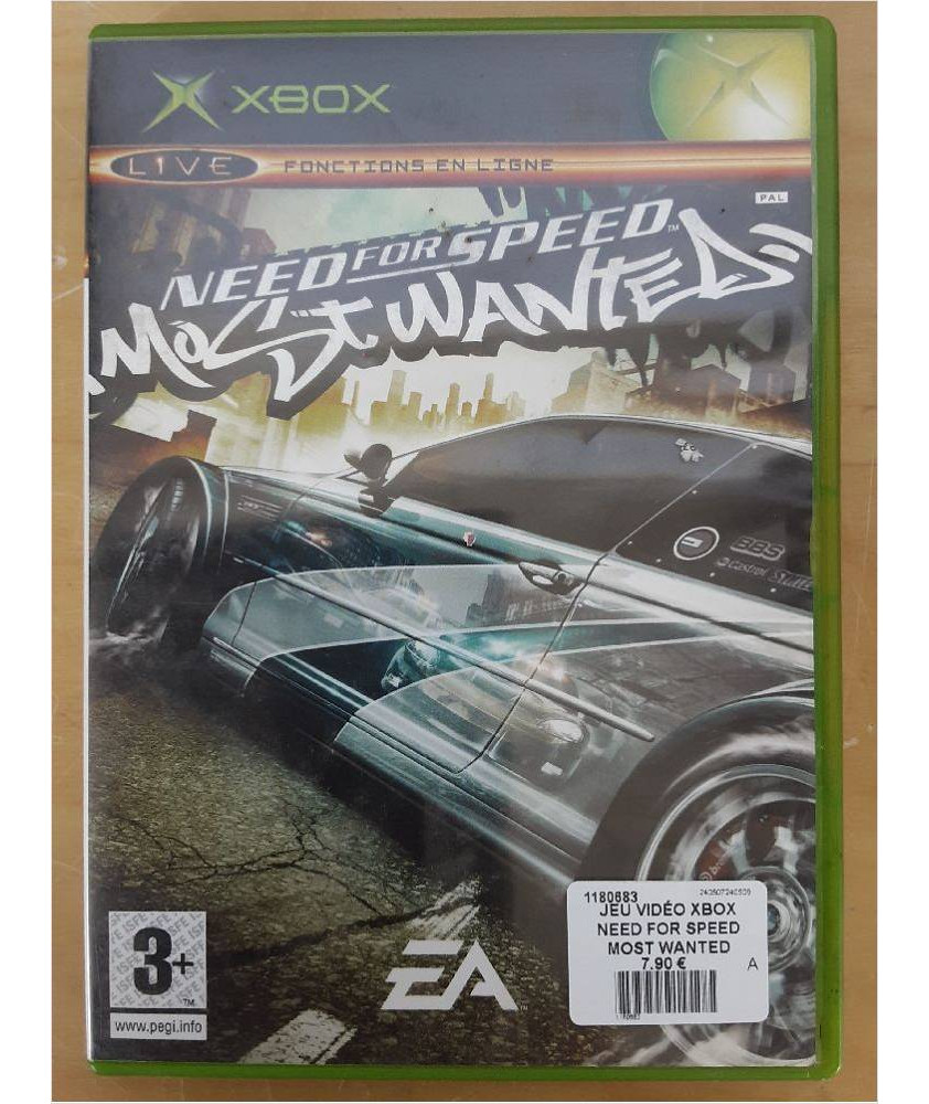 JEU VIDÉO XBOX NEED FOR SPEED MOST WANTED COMPLET