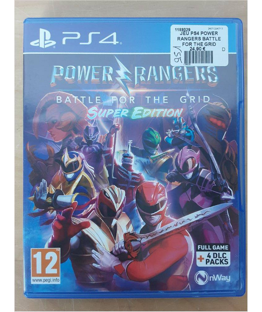 JEU PS4 POWER RANGERS BATTLE FOR THE GRID JEU PS4 POWER RANGERS BATTLE FOR THE GRID