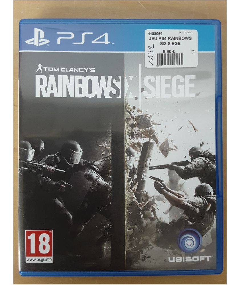 JEU PS4 RAINBOWS SIX SIEGE JEU PS4 RAINBOWS SIX SIEGE