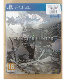 JEU PS4 MONSTER HUNTER WORLD STEELBOOK