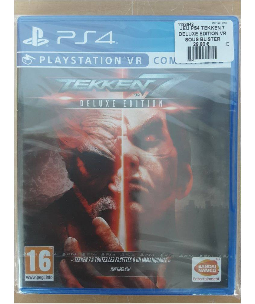 JEU PS4 TEKKEN 7 DELUXE EDITION VR SOUS BLISTER JEU PS4 TEKKEN 7 DELUXE EDITION VR SOUS BLISTER