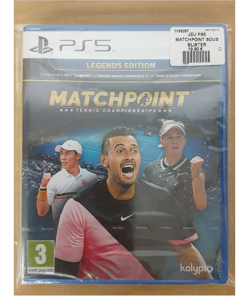 JEU PS5 MATCHPOINT SOUS BLISTER JEU PS5 MATCHPOINT SOUS BLISTER
